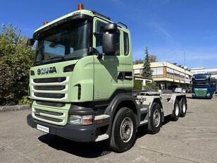 کامیون کمپرسی Scania R 480 8x4 HYVA Abroller Intarder blattgef