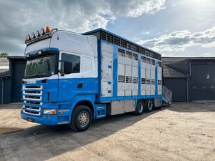 کامیون حمل دام Scania R 420 6x2 2 decks livestock transport veevervoer